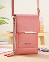 Luxury Designer Bag Soft Leather Wallet Touch Screen Cell Phone Purse Fashion Crossbody Shoulder Bag