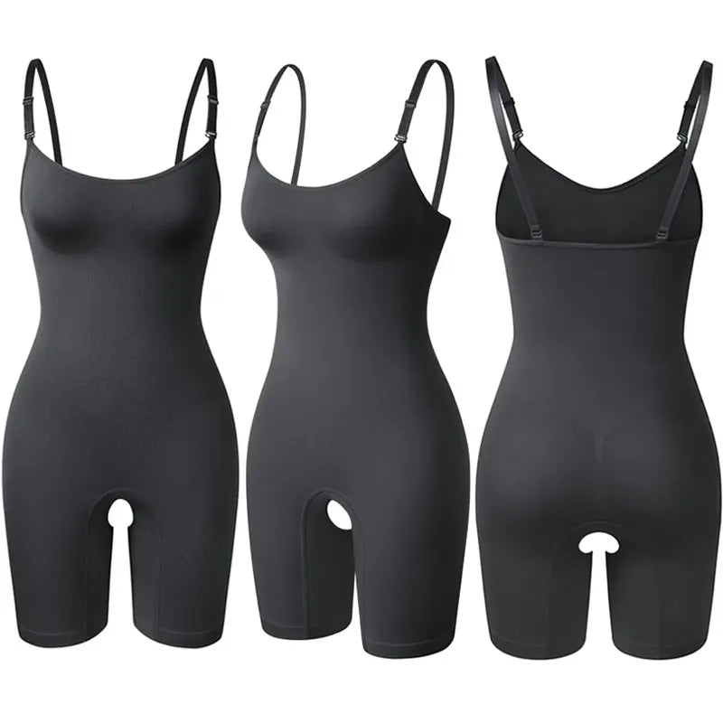 Women Full Body Shaper Bodysuit – Tummy Control & Thigh Slimming Shapewear