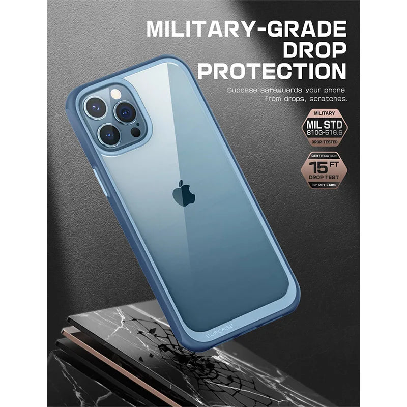 For iPhone 13 Pro Max Case 6.7 inch (2021 Release) UB Style Premium Hybrid Protective Bumper Case Clear Back Cover