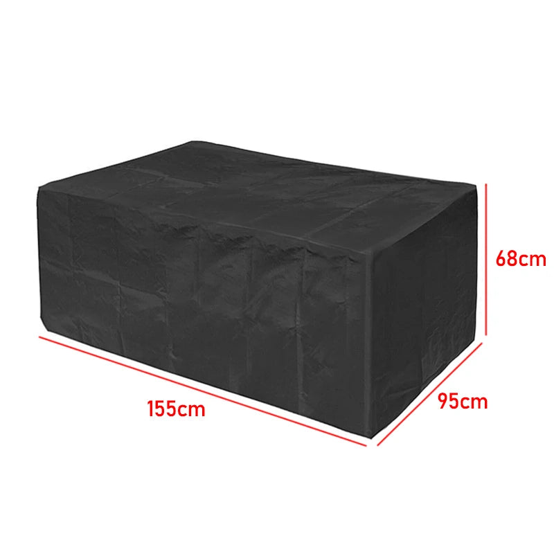 Waterproof L Shape Patio Furniture Cover Outdoor Garden Sofa Dustproof Rain Snow UV Protector