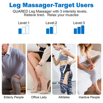 360° Foot air pressure leg massager USB promotes blood circulation, body massager, muscle relaxation, lymphatic drainage device