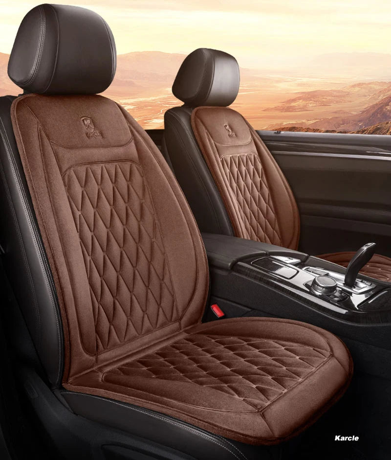 Heated Car Seat Cover 12-24V Universal Car Seat Heater 30'S Fast Heating Pad Thicken Car Heated Seat Cushion Warm Seat Protector