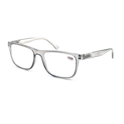 Reading Glasses Big Head Men Rectangle Oversized Readers Eyeglasses Women Spring Hinge Clear Vision with Diopters +1.0~+4.0