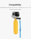 for Go Pro Accessories Yellow Water Floating Grip Monopod Handle Tripod For Gopro Hero 11 10 9 8 7 6 5 4 for Dji action