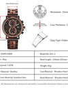Watches Quartz Metal Stainless Steel Timer Chronograph Wristwatch Date Display