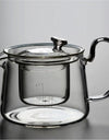 Japanese Style Transparent Glass Teapot High Temperature Resistant Filter Scented Black Tea Kung Fu Tea Set