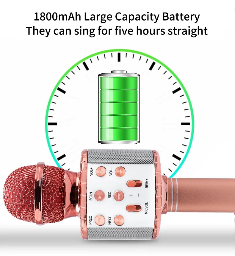 Fun Toys for 4-15 Year Old Girls, Handheld Karaoke Microphone for  Birthday Xmas Gifts for 8 9 10 11 Years Old Boys Girl