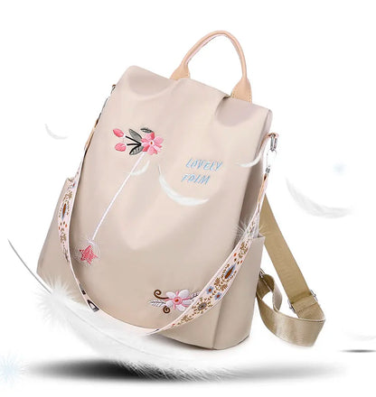 Waterproof Oxford Backpack Fashion Anti-theft Women Backpacks Print School Bag High Quality Large Capacity Backpack