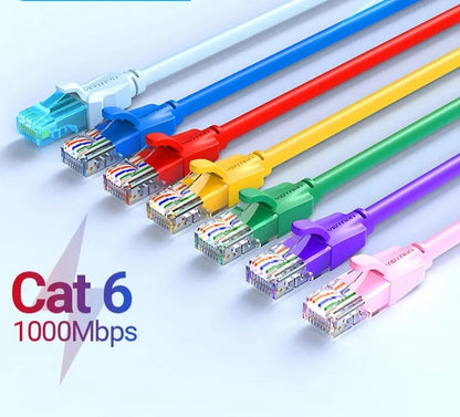 Ethernet Cable Cat 6 Network Cable 4 Twisted Pair Patch Cord Internet UTP Cat6 Lan Cable for Laptop Router Ethernet RJ45