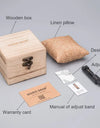 Wood Quartz Stop Watch Timer Luxury Chronograph Wristwatch Auto Date