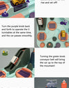 Car Rescue Adventure Rail Track Toy for Kids Racing Brain Educative Interactive Table Game Educational Toys Train Boy Girl Gifts