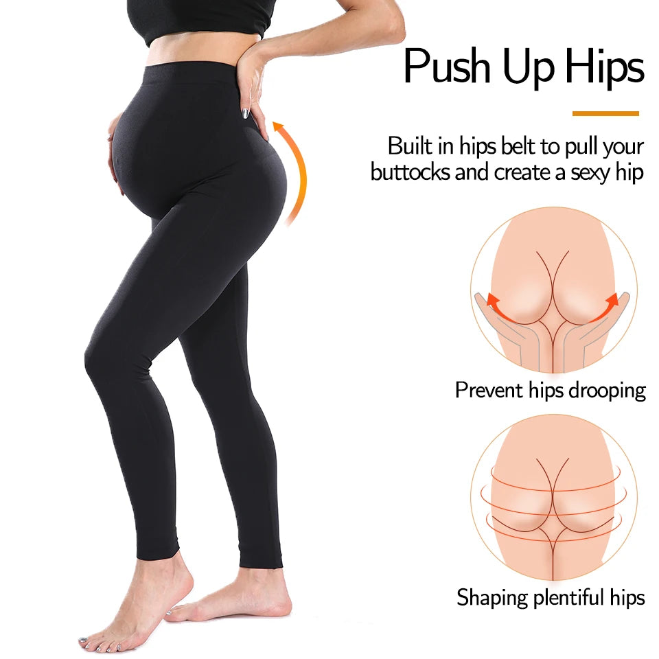 Maternity Leggings High Waist Belly Support Leggins for Pregnant Women Pregnancy Skinny Pants Body Shaping Postpartum Trousers