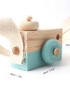 Wooden Fashion Camera Baby Toys Pendant Baby Block Montessori Toys for Children Wooden DIY Presents Nursing Gift Outdoor Toys