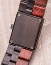Women Watches Top Brand Luxury Ebony Wood Quartz Wristwatch