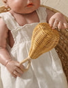 Handmade Rattan Rattles Educational Toys for Kids Crib Mobile Hand Bell Baby Accessories Infant Sensory Toy Baby Teether GIfts
