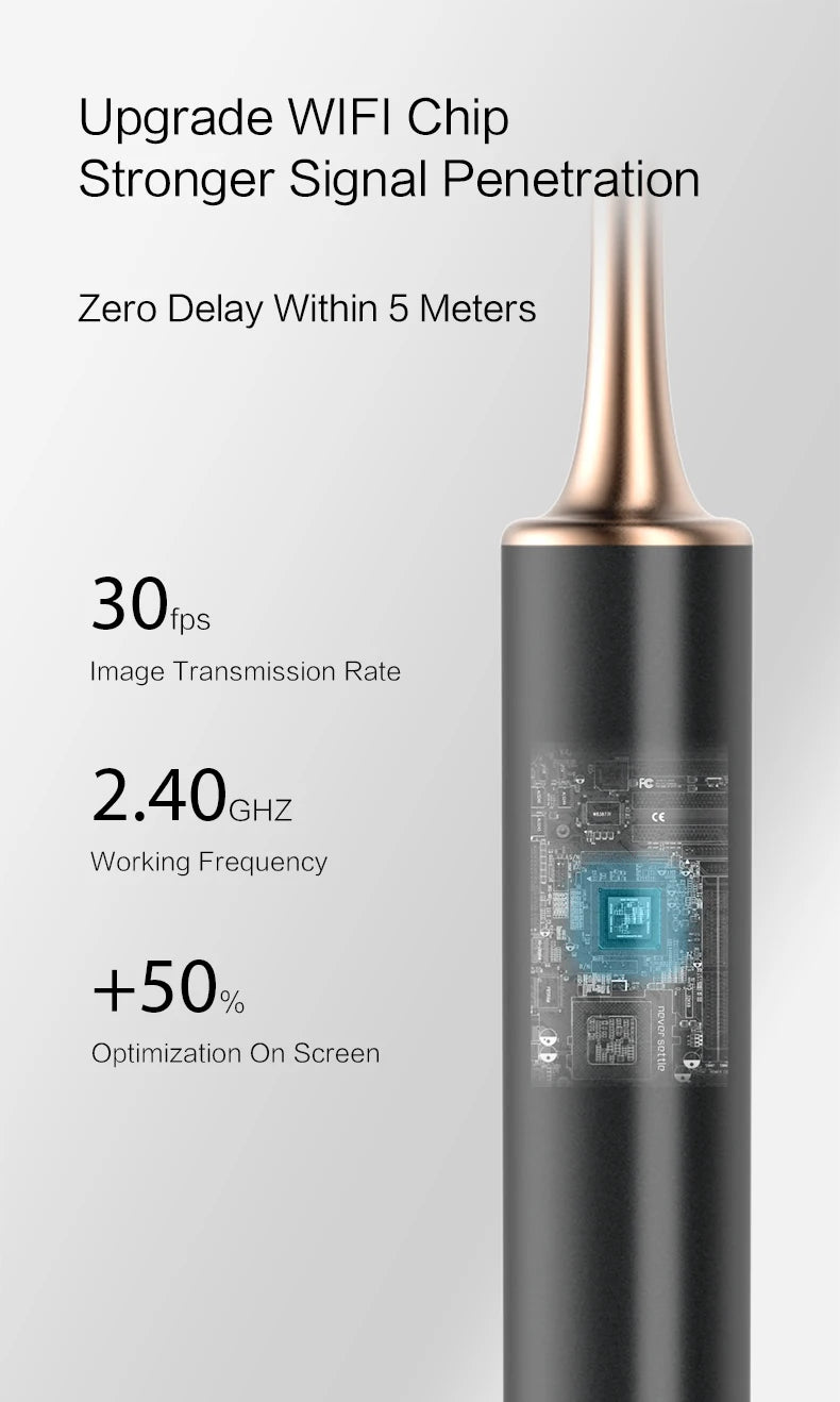 T15 Smart Visual Earwax Acne 2 in 1 Removal Tool With HD1080P Camera Ear Otoscope Cleaner IP67 Waterproof Endoscope