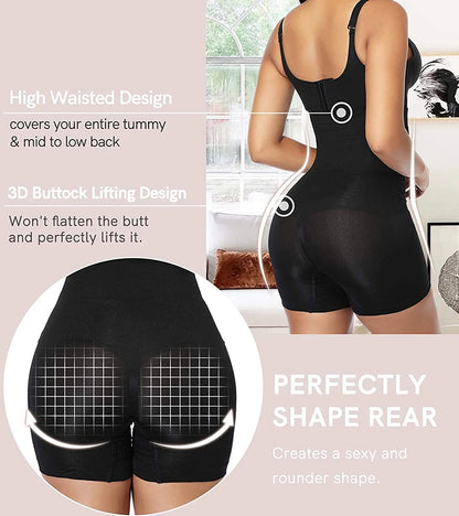 Waist Trainer Corset High Waisted Body Shaper Short Shapewear for Women Tummy Control Thigh Butt Lifter Slimming Underwear