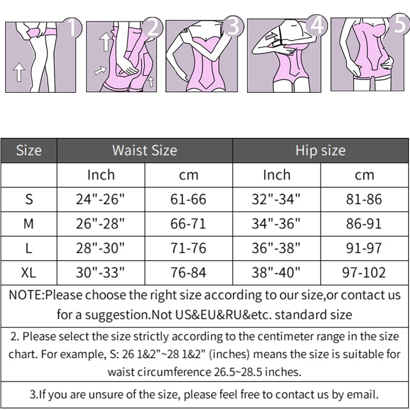 Bodysuit Shapewear Women Full Body Shaper Tummy Control Slimming Sheath Butt Lifter Push Up Thigh Slimmer Abdomen Shapers Corset