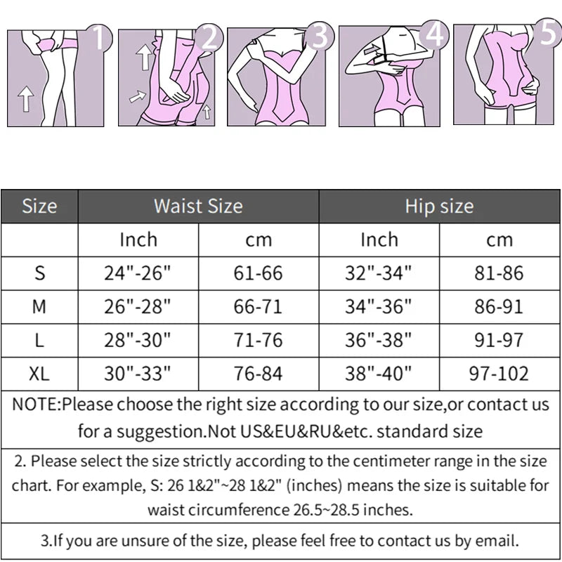 Women Full Body Shaper Bodysuit – Tummy Control & Thigh Slimming Shapewear