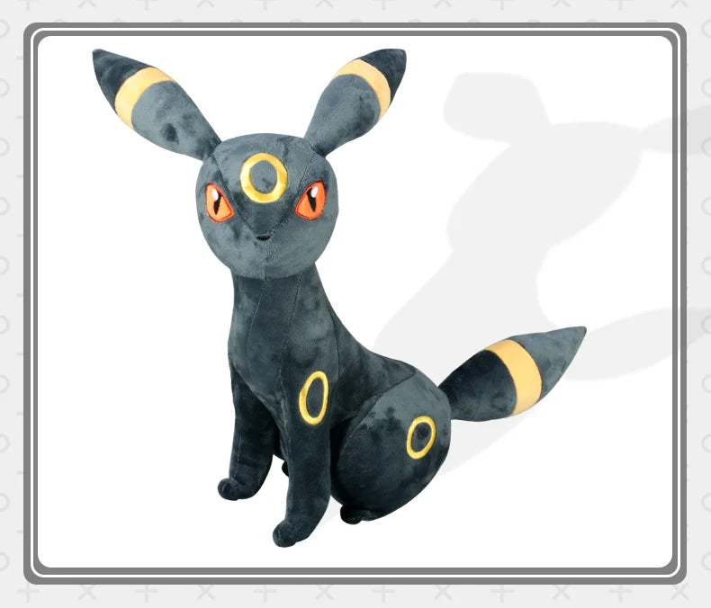 New Japan Cartoon pokemon Characters Large Umbreon 60cm Plush toy High Quality Stuffed Animals doll Children's Birthday Gifts