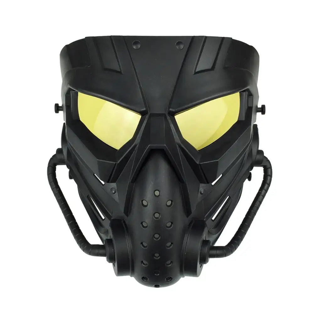 Airsoft Masks Defensive PC Lens Skull Mask Outdoor Shooting Mouth Mask Hunting Tactical Paintball Protection Face Mask