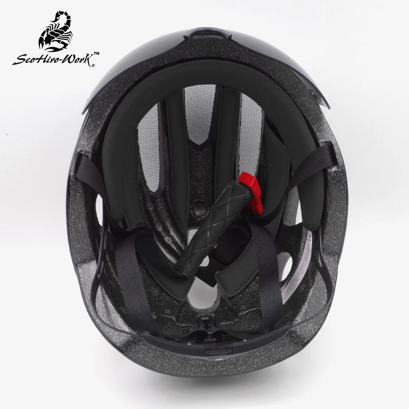Ultralight Cycling Helmet With Protective Goggles For Road And MTB