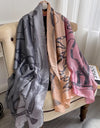 Women Summer Silk Scarves Shawl Lady Wrap Soft Female Echarpe Designer Beach Stole Bandana foulard muffler