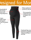 Maternity Leggings Over The Belly Pregnancy Pants High Waist Belly Support Tights for Mothers Pregnant Women Body Shaping Pants