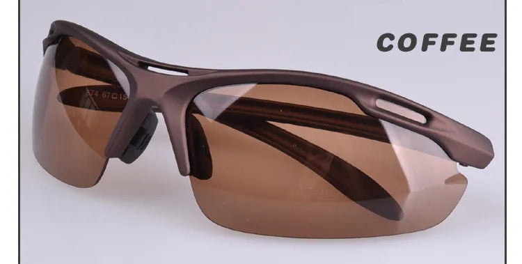 Ultralight Rimless Polarized UV400 Outdoor Sports Sunglasses for Men Women Driving Glasses