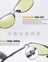 Photochromic Polarized Aviation Driving Sunglasses for Men and Women UV400