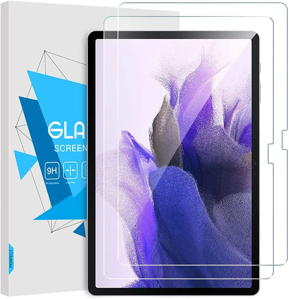 Tablet Screen Protector for Galaxy Tab S6 Lite /S7/S7 Plus/Tab S7 FE,[2Pack] HD 9H Hardness Tempered Glass Fingerprint-Resistant