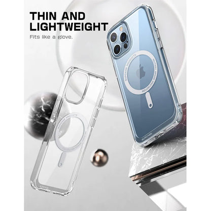 For iPhone 13 Pro Case 6.1 inch (2021) UB Mag Series Premium Hybrid Protective Clear Case Compatible with MagSafe