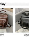 Backpack High Quality Youth PU Leather Backpacks School Shoulder Bag Bagpack