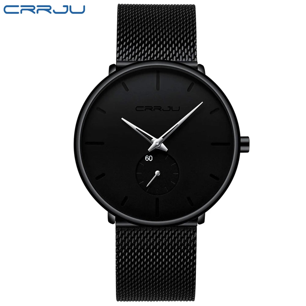 Fashion Blue Men Watch Top Luxury Brand Minimalist Ultra-thin Quartz Watch Casual Waterproof Clock Relogio Masculino