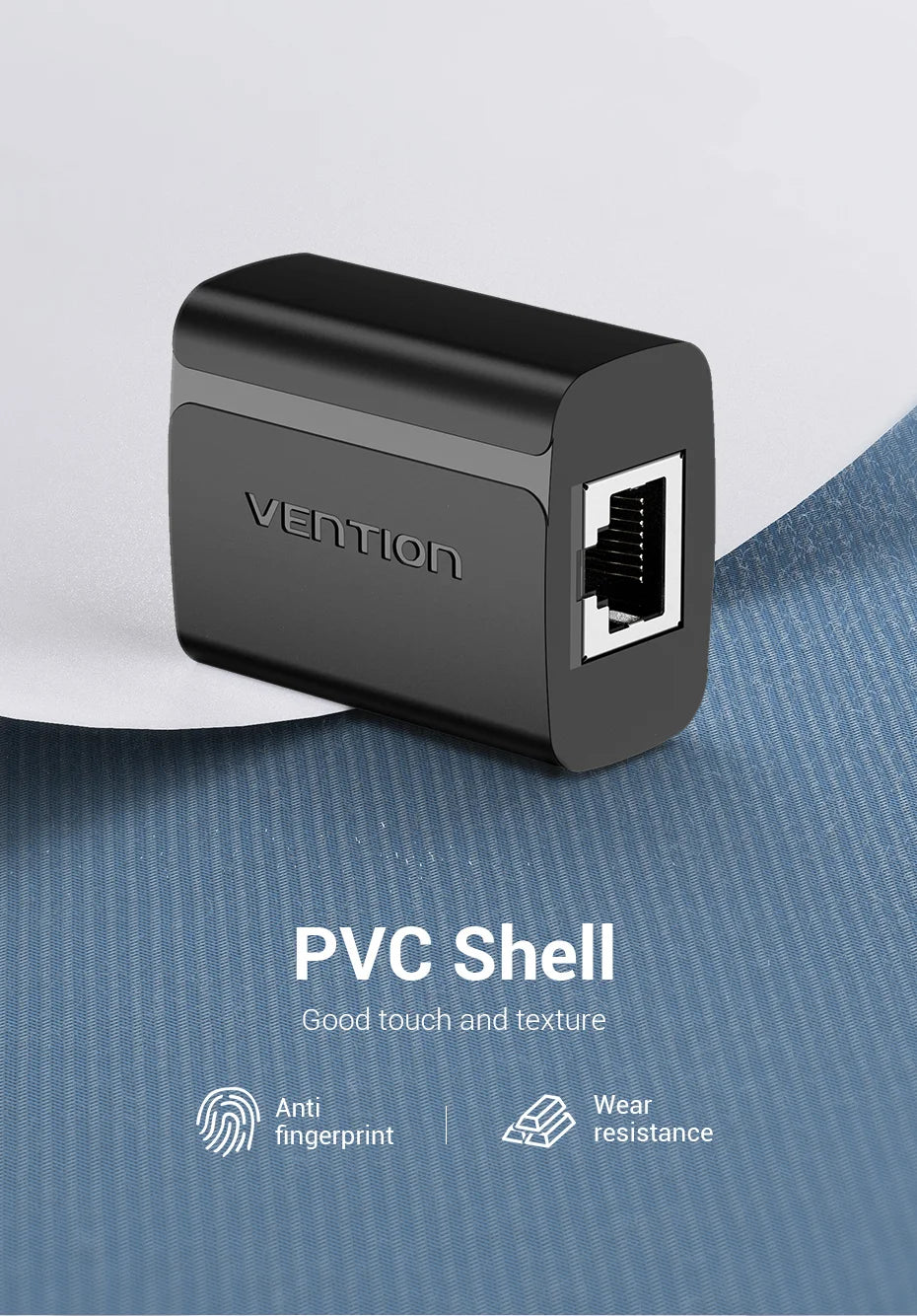 RJ45 Splitter Connector Adapter 1 to 2 Ways Ethernet Splitter Coupler Contact Modular Plug Connect Laptop Ethernet Cable