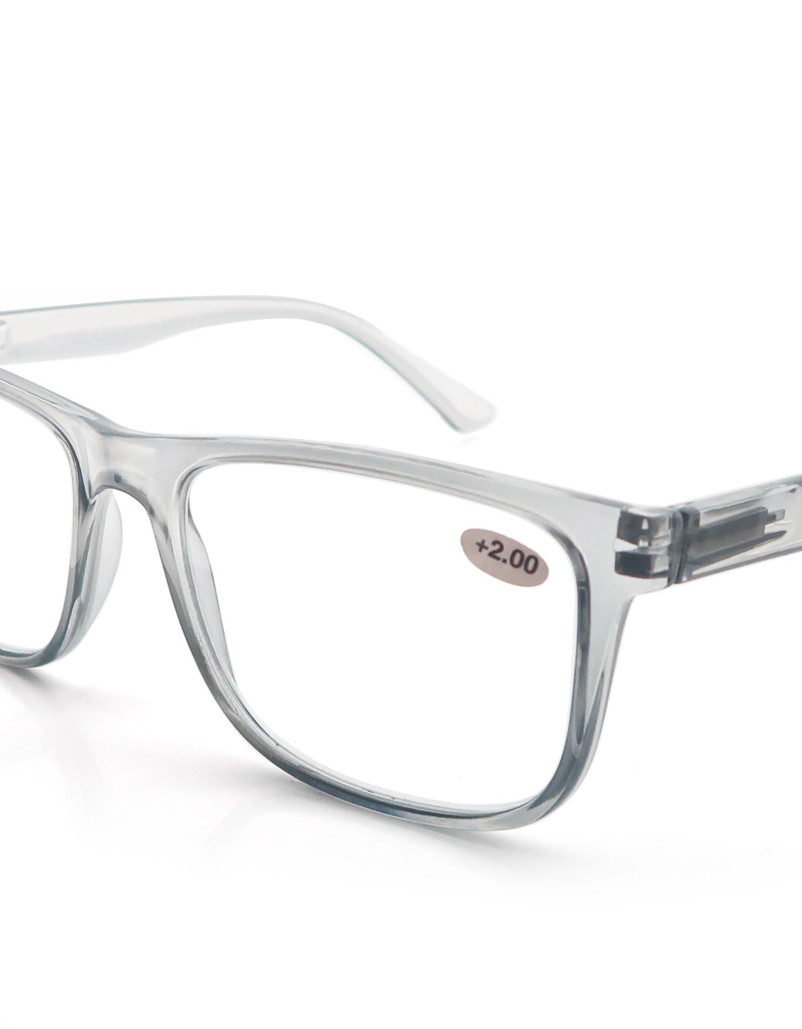 Reading Glasses Big Head Men Rectangle Oversized Readers Eyeglasses Women Spring Hinge Clear Vision with Diopters +1.0~+4.0