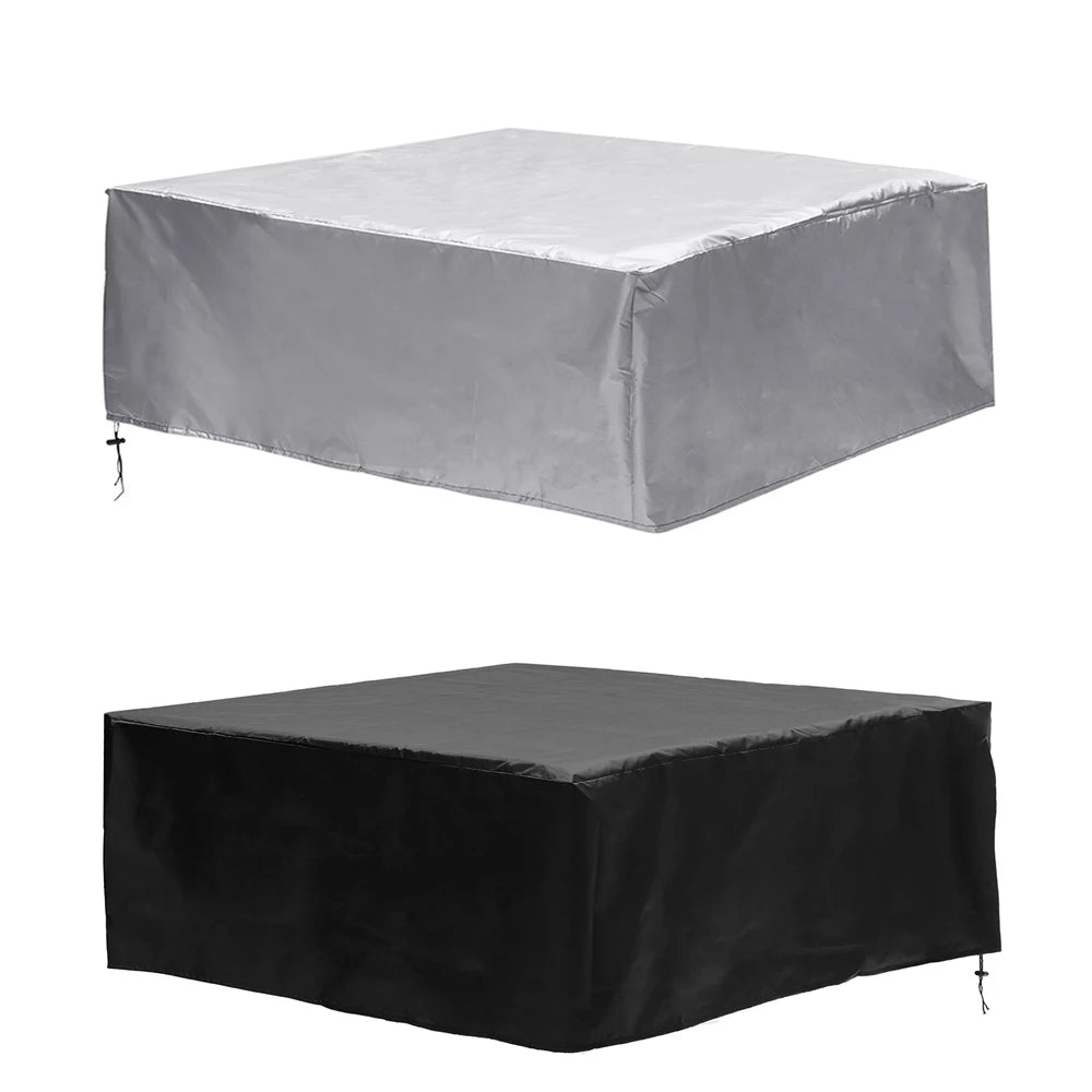 Universal Hot Tub Cover Waterproof UV Resistant Spa Dust Protector All-Weather Outdoor Cover