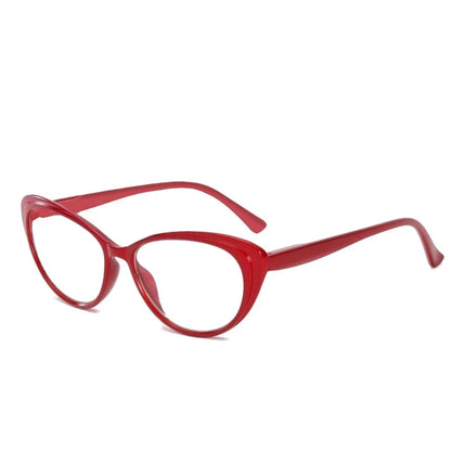 Retro Cat Eye Reading Glasses Elegant Round Presbyopic Eyewear Classic Spectacles Eyeglasses Female's Glasses+3.5+4.0