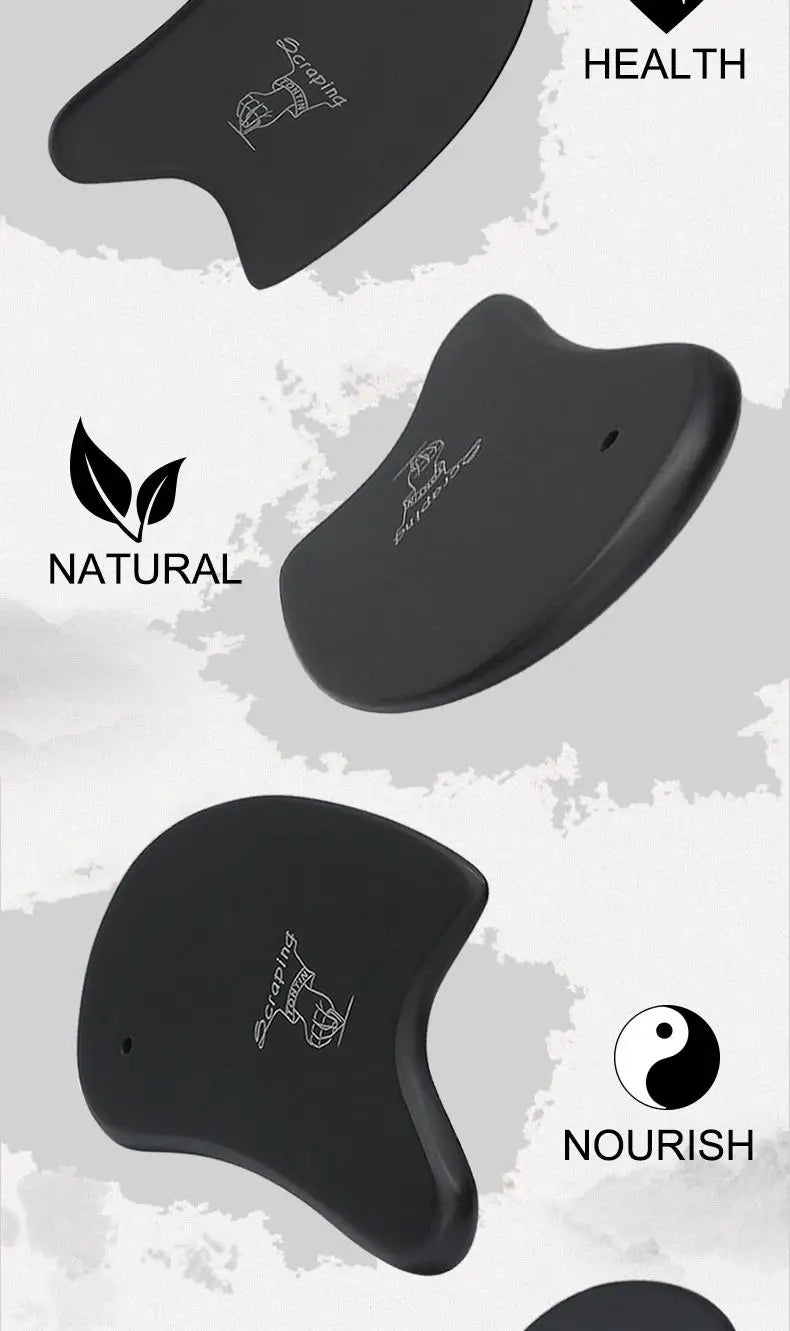 Tontine Traditional Bian Stone Needle Therapy Knife shape Face-lift Back meridians Neck Tool gouache scraper for face scraping