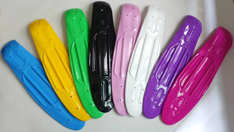 22'' Fish Skateboard Deck Mini Cruiser Board  Scooter Skate Boards Penny Board Single Rocker Skate Deck Ice Cream Deck