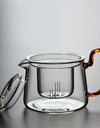 Japanese Style Transparent Glass Teapot High Temperature Resistant Filter Scented Black Tea Kung Fu Tea Set