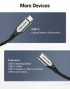 Type C 3.1 Extension Cable 5Gbps Data Cable 4k Type C to C PD 60W Fast Charging Cable for MacBook Laptop Huawei