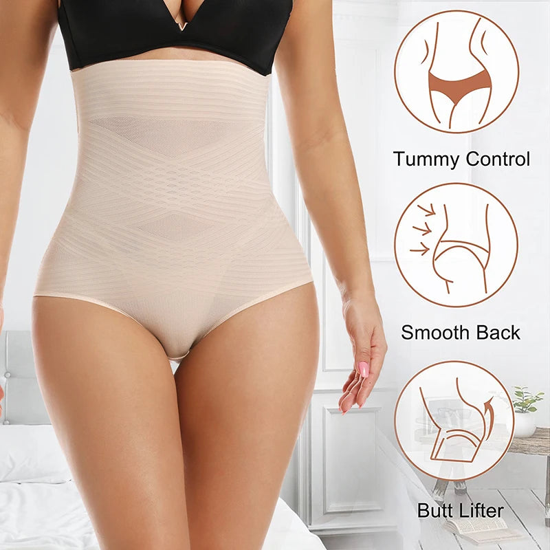 Waist Trainer Butt Lifter Slimming Underwear Body Shaper Body Shapewear Tummy Control Corset for Weight Loss High Waist Panties