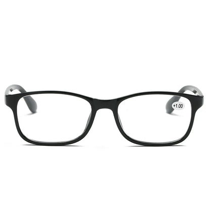 TR90 Reading Glasses Men Women Ultralight Vintage Square Presbyopia Glasses With Diopter +1.0 1.5 2.0 2.5 3.0 3.5 4.0