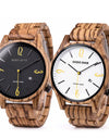 Wooden Wristwatch Wrist Band Man Luxury Calendar Quartz  Simple Date Display Wood Watch