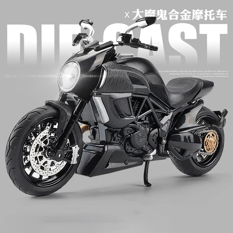 1:12 Ducati Diavel Carbon Red Die Cast Vehicles Collectible Hobbies Motorcycle Model Toys Birthday gift for children