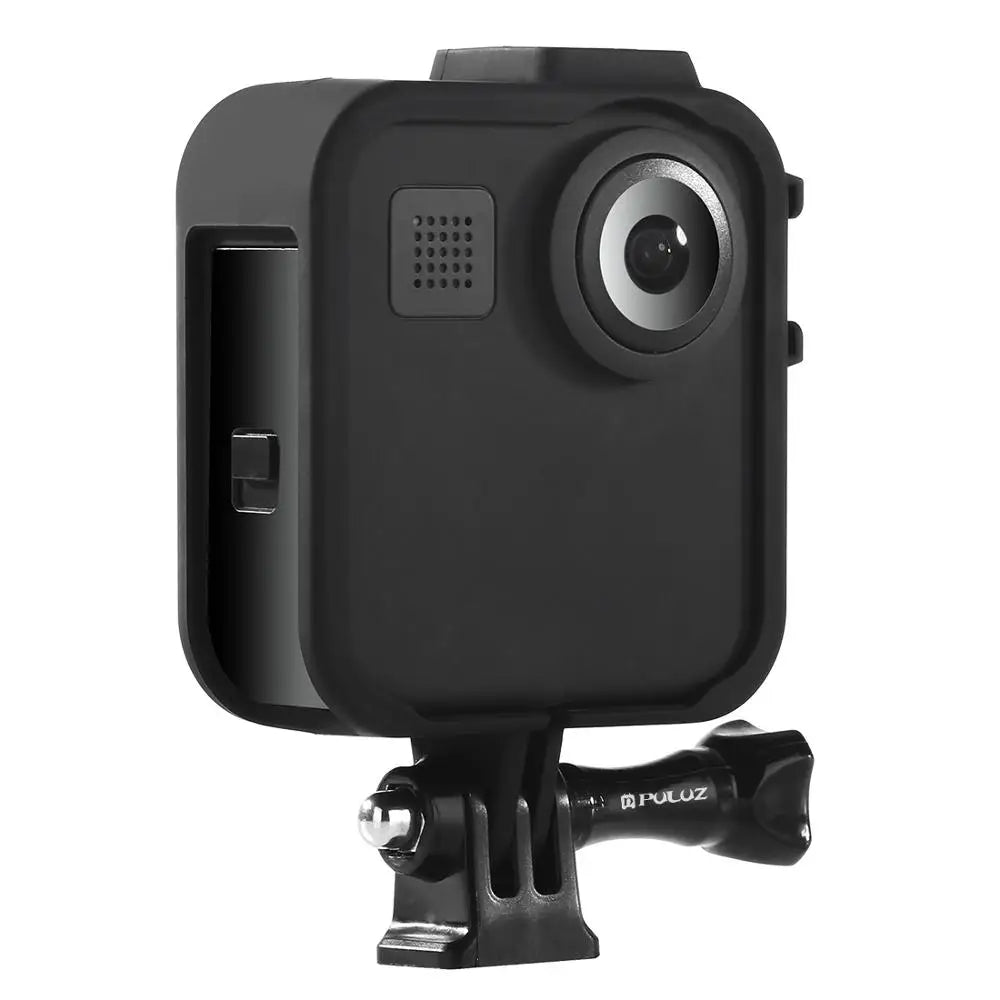 Shockproof Side Frame Mount Protective Case for GoPro Max Housing Shell with Base & Long Screw Action Camera Accessories