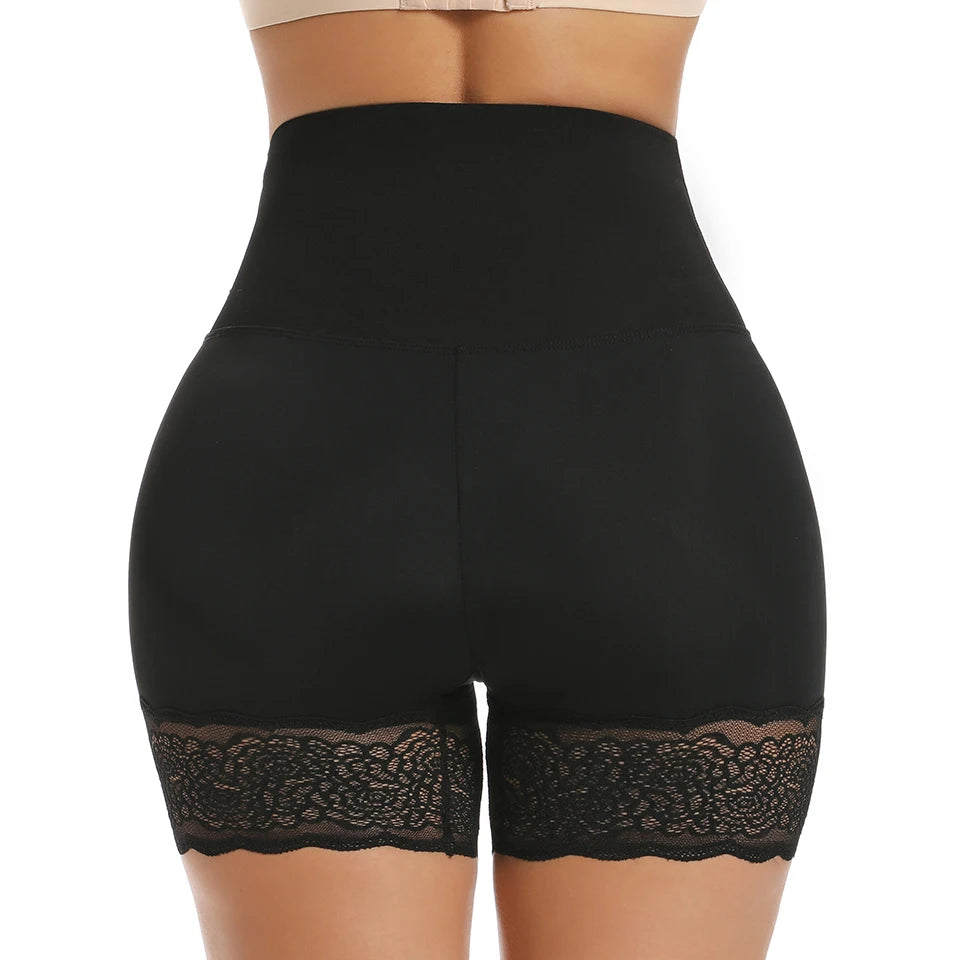 Women Body Shaper High Waist Shorts Lace Knickers Tummy Control Panties Slimming Underwear Shaping Boyshorts Shapewear