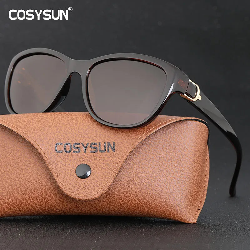 Sunglasses Polarized Cat Eye Lady Elegant Sun Glasses Female Driving Eyewear