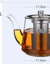 Induction cooker special pot boil tea dedicated cooker glass pot stainless steel liner kettle flower tea pot